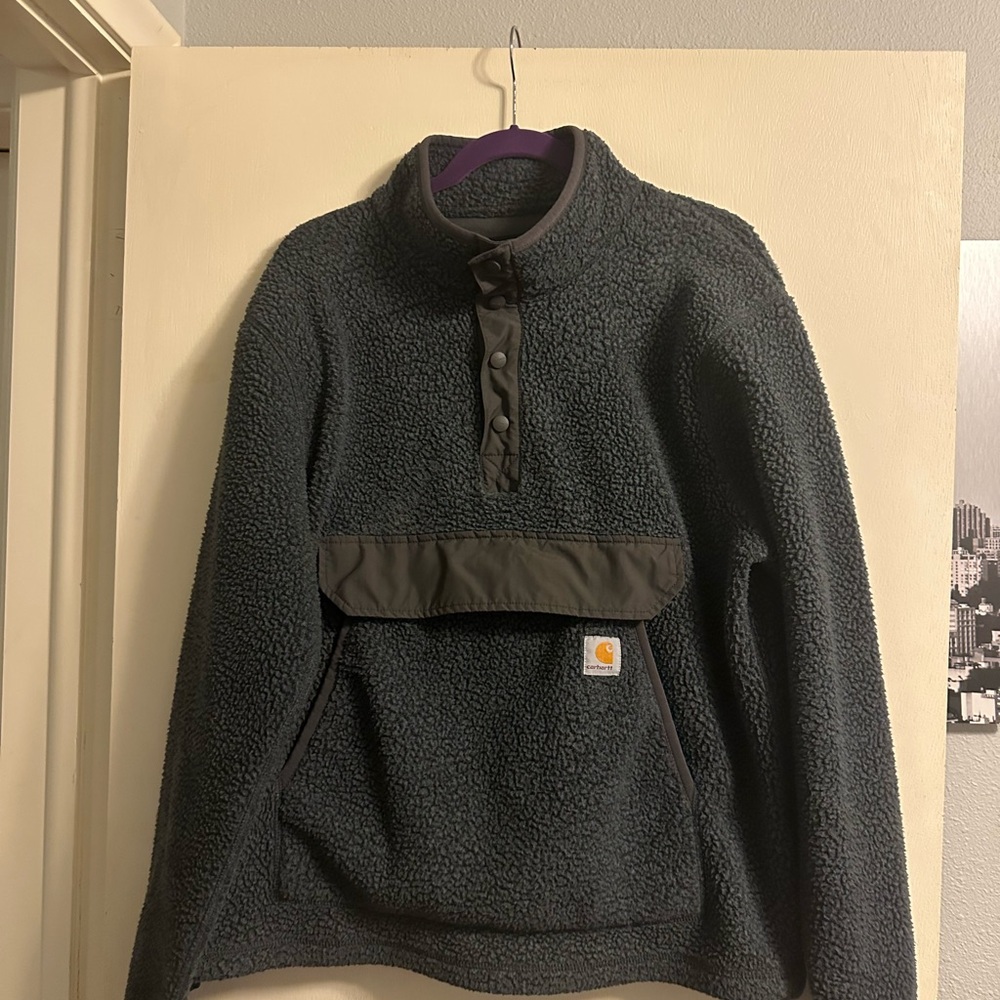 Navy Fleece Carhartt Pullover